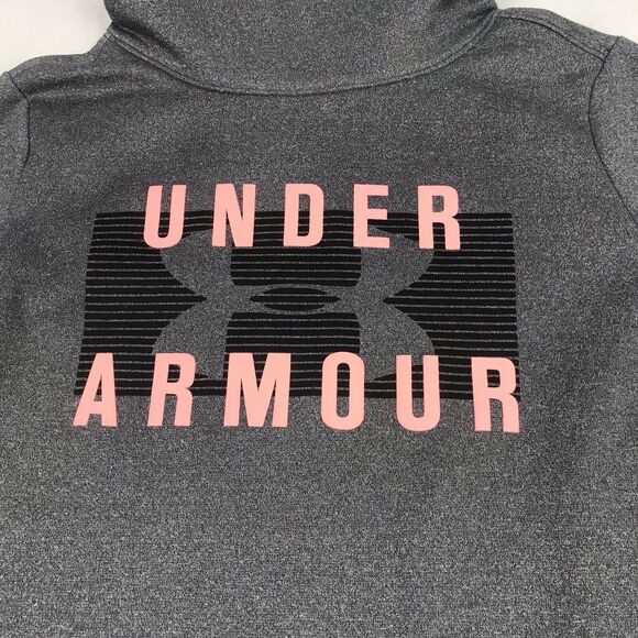 under armour cold gear‎ storm womens funnel neck size small Grey And Pink - Picture 2 of 12